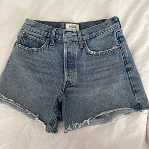 AGOLDE Parker Long Vintage Denim Shorts